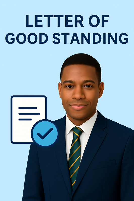 Letter of Good Standing (Coida)